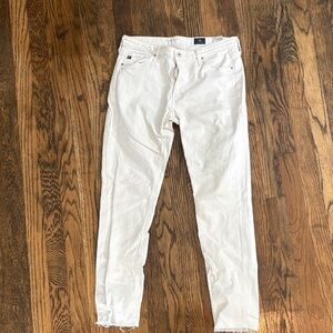 AG Adriano Goldschmied White Women's Jeans